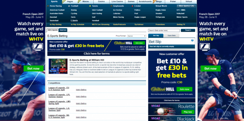 online betting william hill uk